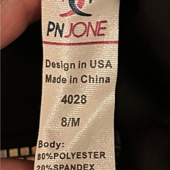 PN Jone Black Women's Sports Jacket Long Sleeve Size 8/Medium Zipper Pockets - Picture 8 of 15